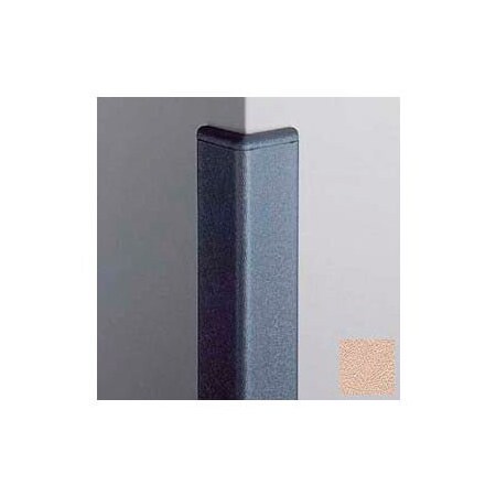 Pawling Surface Mounted Corner Guard 90Deg, 2'' Wings, 8'H W/Caps, Doeskin CG-20R-8-268